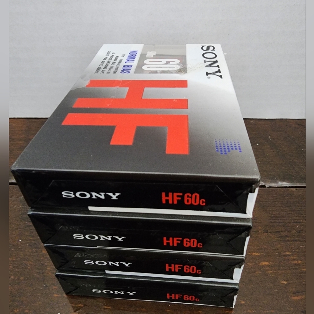 NEW Sony HF 60 Cassette Tapes- SET OF 4 - Picture 3 of 5